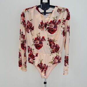 Raisonnel Floral Bodysuit with Long Sleeves